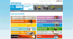 Desktop Screenshot of etramo.be